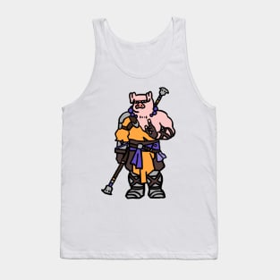 Fantasy Tabletop Piggy Monk Cute Tank Top